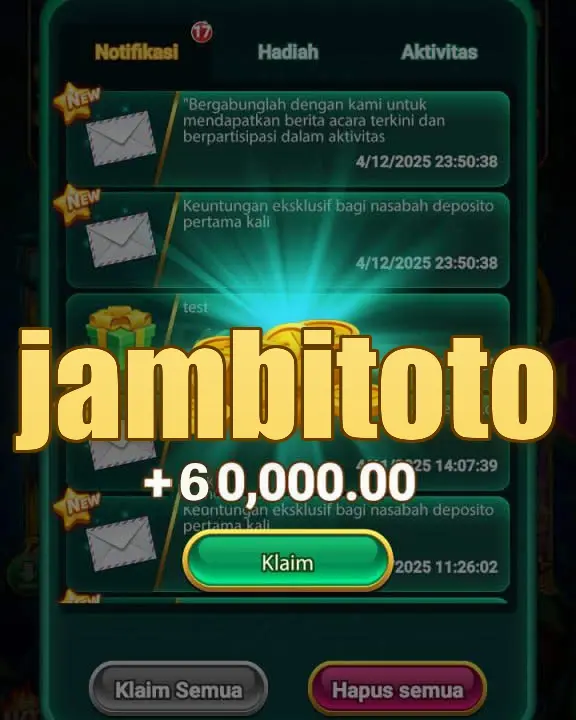 jambitoto Tangkapan Layar Resmi APK